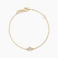 Bracelets sur Grenoble : Histoire d'Or Bracelet Chirine Etoile Or Jaune