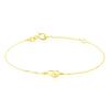 Histoire d'Or Bracelet Terentille Coeur Or Jaune Oxyde De Zirconium