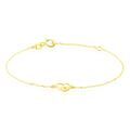 Histoire d'Or Bracelet Terentille Coeur Or Jaune Oxyde De Zirconium