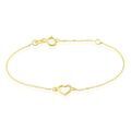 Bracelets sur Grenoble : Histoire d'Or Bracelet Or Jaune Vehanouche Oxydes De Zirconium