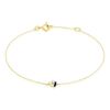 Histoire d'Or Bracelet Tameka Or Bicolore Saphir Diamant