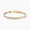 Histoire d'Or Bracelet Jasmin Tresse Or Bicolore