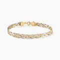 Histoire d'Or Bracelet Jasmin Tresse Or Bicolore