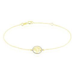 Histoire d'Or Bracelet Or Bicolore Solidage