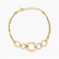 Histoire d'Or Bracelet Or Bicolore Acanthus