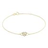 Histoire d'Or Bracelet Lacey Or Bicolore Oxyde De Zirconium