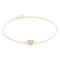 Histoire d'Or Bracelet Lacey Or Bicolore Oxyde De Zirconium