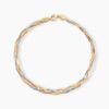 Histoire d'Or Bracelet Jasmin Tresse Or Tricolore