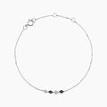 Histoire d'Or Bracelet Enid Or Blanc Diamant