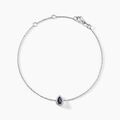 Histoire d'Or Bracelet Pluie D'Eclat Or Blanc Saphir Et Diamant