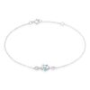 Histoire d'Or Bracelet Clothilde Or Blanc Topaze Oxyde De Zirconium