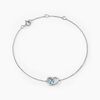Histoire d'Or Bracelet Eliana Or Blanc Topaze Et Oxyde De Zirconium