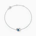 Bracelets sur Grenoble : Histoire d'Or Bracelet Or Blanc Eliana Topaze Oxydes