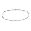 Histoire d'Or Bracelet Cameo Maille Alternee 1/3 Or Blanc