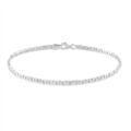 Histoire d'Or Bracelet Ivy Maille Haricot Or Blanc