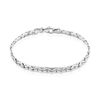 Histoire d'Or Bracelet Ivy Maille Haricot Or Blanc