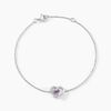 Histoire d'Or Bracelet Eliana Or Blanc Amethyste Et Oxyde De Zirconium