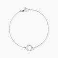 Histoire d'Or Bracelet Lim Or Blanc Oxyde De Zirconium