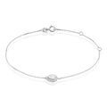 Histoire d'Or Bracelet Hildana Or Blanc Oxyde De Zirconium