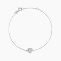 Bracelets sur Grenoble : Histoire d'Or Bracelet Dari Or Blanc Oxyde De Zirconium