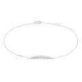 Histoire d'Or Bracelet Georas Or Blanc Oxyde