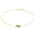 Histoire d'Or Bracelet Lucky Gems Or Jaune Amazonite