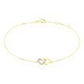 Histoire d'Or Bracelet Brunehaut Or Jaune Diamant