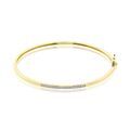 Histoire d'Or Bracelet Jonc Phillipa Or Jaune Diamant