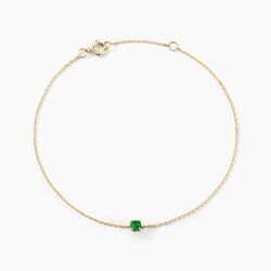 Histoire d'Or Bracelet Or Jaune Onora Emeraude