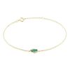 Histoire d'Or Bracelet Trinitie Or Jaune Emeraude Diamant