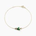 Histoire d'Or Bracelet Angie Or Jaune Emeraude Diamant