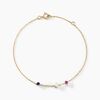 Histoire d'Or Bracelet Universe Or Jaune Topaze Am&eacute;thyste