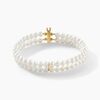 Histoire d'Or Bracelet Silene 2 Rangs Or Jaune Perle De Culture