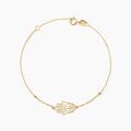 Bracelets sur Grenoble : Histoire d'Or Bracelet Meryne Or Jaune
