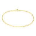 Bracelets sur Grenoble : Histoire d'Or Bracelet Identit&eacute; Etheline Maille Gourmette Or Jaune