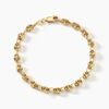 Histoire d'Or Bracelet Maille Dami Maille Grain De Cafe Or Jaune