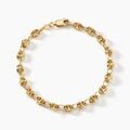 Bracelets sur Grenoble : Histoire d'Or Bracelet Maille Dami Maille Grain De Cafe Or Jaune