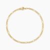 Histoire d'Or Bracelet Cameo Maille Alternee 1/3 Or Jaune