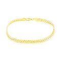 Bracelets sur Grenoble : Histoire d'Or Bracelet Izel Maille Anglaise Or Jaune