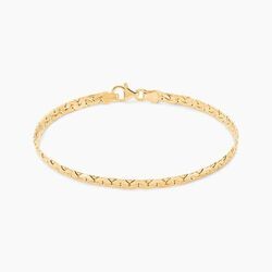 Histoire d'Or Bracelet Ivy Maille Haricot Or Jaune
