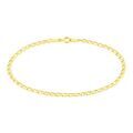 Histoire d'Or Bracelet Capucin Or Jaune Maille Marine Plate