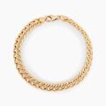 Bracelets sur Grenoble : Histoire d'Or Bracelet Joline Maille Russe Or Jaune