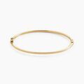 Bijoux sur Grenoble : Histoire d'Or Bracelet Jonc Loise Fil Carre Lisse Or Jaune