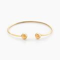 Bijoux sur Grenoble : Histoire d'Or Bracelet Jonc Davina Boules Or Jaune
