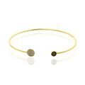 Bijoux sur Grenoble : Histoire d'Or Bracelet Jonc Ileana Or Jaune