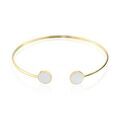 Bijoux sur Grenoble : Histoire d'Or Bracelet Jonc Lucky Gems Or Jaune Nacre