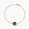 Histoire d'Or Bracelet Lucky Gems Or Jaune Malachite