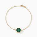 Histoire d'Or Bracelet Lucky Gems Or Jaune Malachite