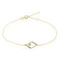 Histoire d'Or Bracelet Eye Or Jaune Oxyde De Zirconium