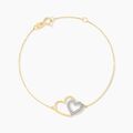Bracelets sur Grenoble : Histoire d'Or Bracelet Marineta Or Jaune Oxyde De Zirconium